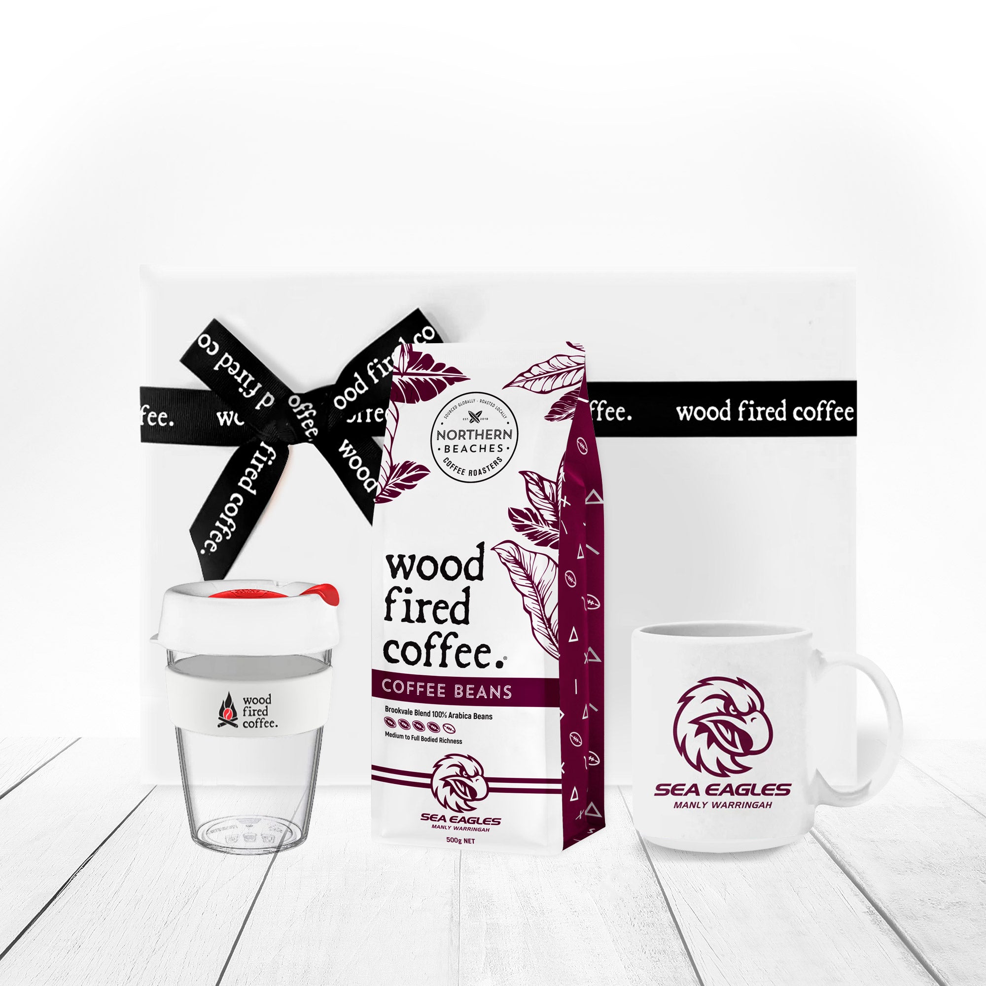 Try Time! Brookvale Blend Manly Sea Eagles Gift Hamper (Beans)