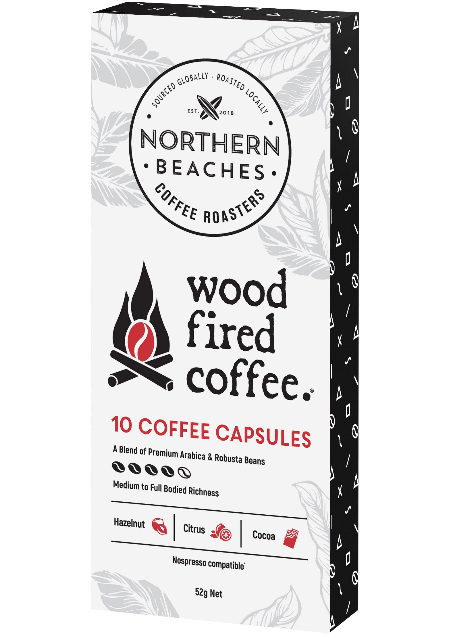 Wood Fired Coffee Capsules (Nespresso Compatible) - 10 Capsule Carton
